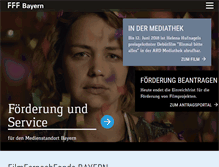 Tablet Screenshot of fff-bayern.de